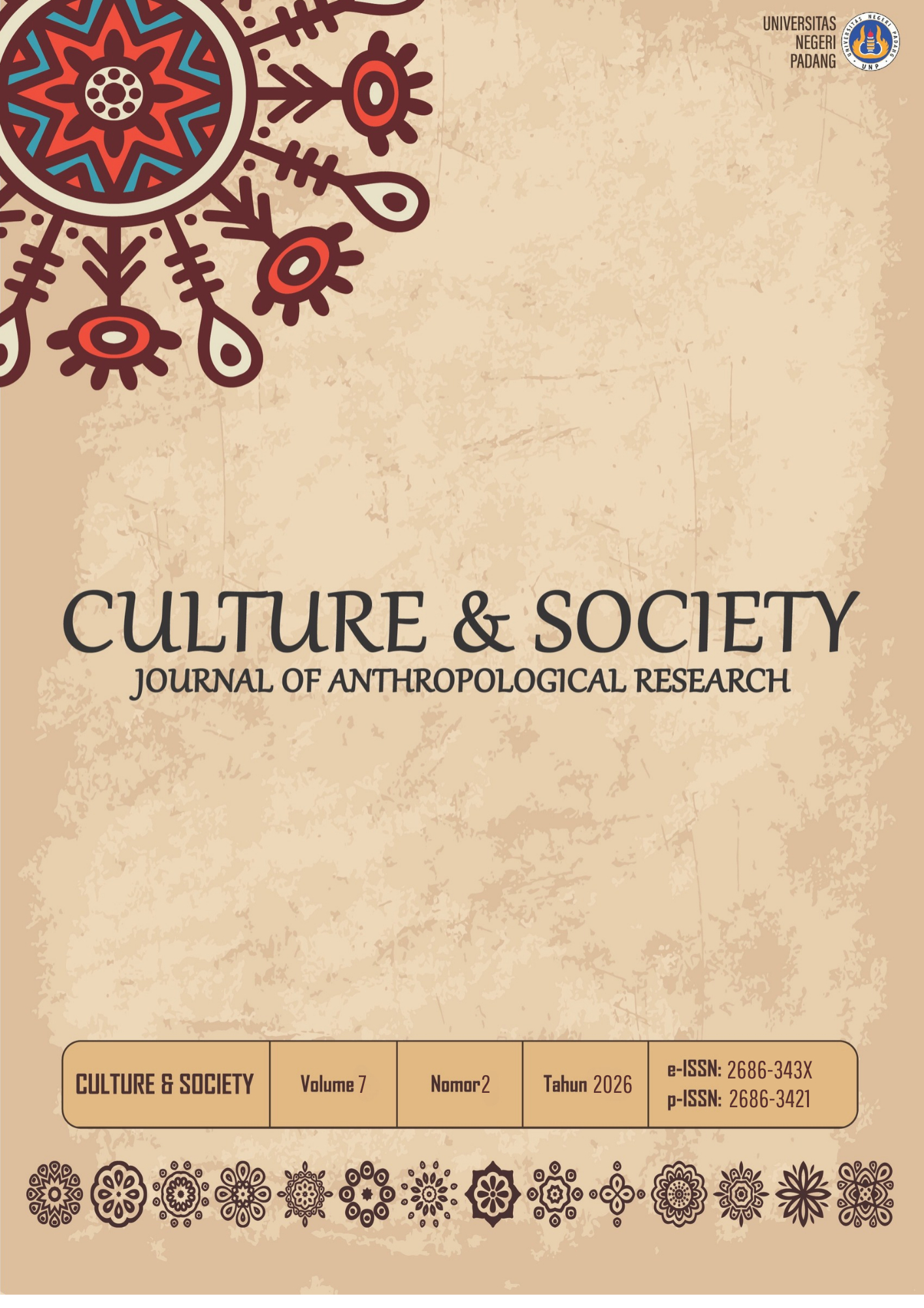 					View Vol. 7 No. 2 (2025): Culture & Society: Journal of Anthropological Research (December 2025)
				
